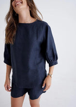 Load image into Gallery viewer, Devina Louise - Laura Top in Navy colour front view
