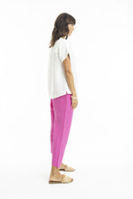 Load image into Gallery viewer, Escape by OQ - Linen Pant - Pink colour side shot
