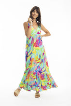 Load image into Gallery viewer, Escape by OQ - Melinda Strappy Maxi Dress - Green colour front shot
