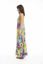 Load image into Gallery viewer, Escape by OQ - Melinda Strappy Maxi Dress - Green colour side shot
