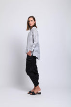 Load image into Gallery viewer, Foil - Artful Ease Shirt in White Stripe colour side shot
