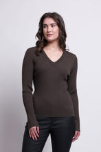 Load image into Gallery viewer, Foil - Finer Things Sweater - Pine Forest Marle Colour Front View
