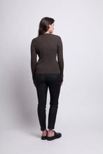 Load image into Gallery viewer, Foil - Finer Things Sweater - Pine Forest Marle Colour Back View
