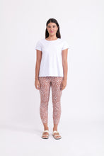 Load image into Gallery viewer, Foil - Fuss Free Capri in Botswana Ginger Snap colour front shot
