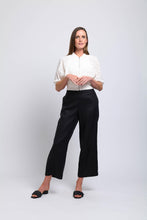 Load image into Gallery viewer, Foil - Wide Variety Pant in Black colour front shot
