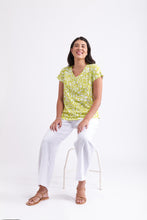 Load image into Gallery viewer, Foil - Wide Variety Pant in White colour front sitting shot
