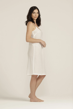 Load image into Gallery viewer, Goondiwindi Cotton - Cotton Slip Dress in Natural colour side shot
