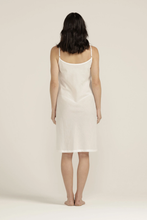 Load image into Gallery viewer, Goondiwindi Cotton - Cotton Slip Dress in Natural colour back shot
