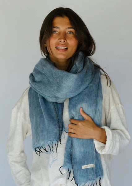 Hobo & Hatch Shawl - Denim Color