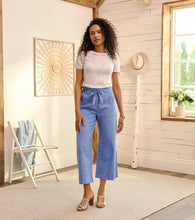 Load image into Gallery viewer, Hatley - Tie Front Pants in Chambray colour front shot
