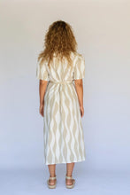 Load image into Gallery viewer, Hobo &amp; Hatch - Estelle Wrap Dress in Island Stripe colour back shot
