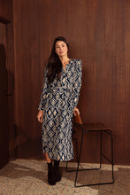 Load image into Gallery viewer, Jump - Ikat Dress- Ikat front View
