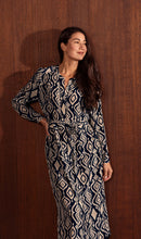 Load image into Gallery viewer, Jump - Ikat Dress- Ikat Front View
