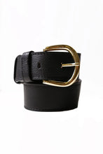 Load image into Gallery viewer, Carolina Soft Leather Jeans Belt - Black Color
