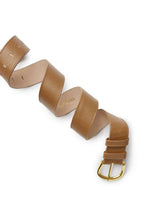 Load image into Gallery viewer, Carolina Soft Leather Jeans Belt - Tan Color
