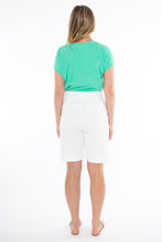 Load image into Gallery viewer, Jump - Coloured Denim Short in White colour back shot
