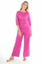 Load image into Gallery viewer, Jump - Gathered Sleeve Hem Top in Roseviolet colour front shot
