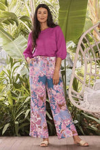 Load image into Gallery viewer, Jump - Gathered Sleeve Hem Top in Roseviolet colour front shot
