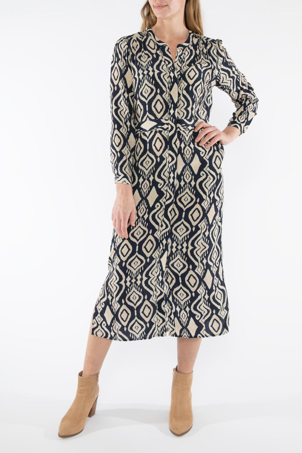 Jump - Ikat Dress- Ikat Front View