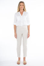 Load image into Gallery viewer, Jump - Mini Geo Begaline Pant in Putty/ White colour front shot
