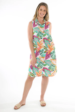 Load image into Gallery viewer, Jump - Tropicana Sleeveless Dress front shot
