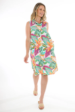 Load image into Gallery viewer, Jump - Tropicana Sleeveless Dress front shot
