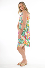 Load image into Gallery viewer, Jump - Tropicana Sleeveless Dress side shot
