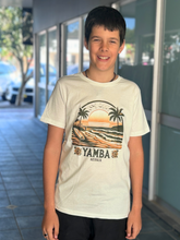 Load image into Gallery viewer, Kids Yamba T-Shirts - Whiting Eggshell front shot
