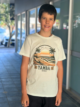 Load image into Gallery viewer, Kids Yamba T-Shirts - Whiting Eggshell front shot
