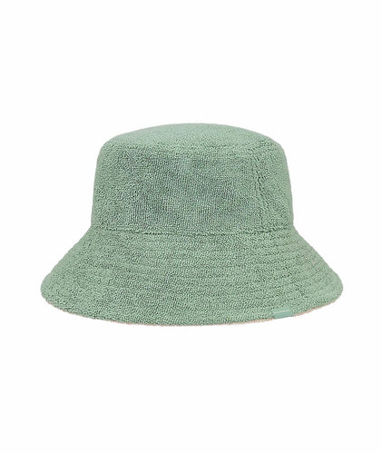 Beachie Reversible Bucket Hat in Sage colour by Kooringal