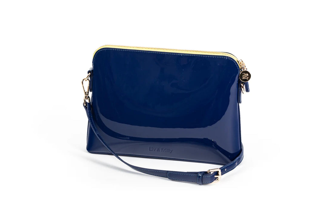 Liv and Milly Ravello Handbag - Blue Front View