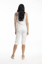 Load image into Gallery viewer, Orientique Bangalene Shorts White back shot
