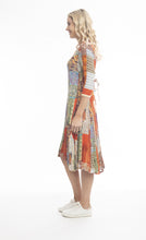 Load image into Gallery viewer, Orientique Brahams Godet Dress 3/4 Sleeve Right Side View
