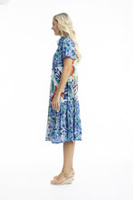 Load image into Gallery viewer, Orientique Cayman Midi Patch Dress side shot
