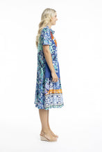 Load image into Gallery viewer, Orientique Cayman Midi Patch Dress side shot
