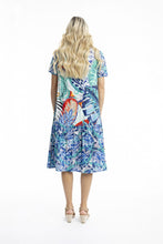 Load image into Gallery viewer, Orientique Cayman Midi Patch Dress back shot
