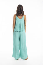 Load image into Gallery viewer, Orientique Essentials Pant Aqua colour back shot
