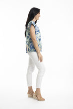 Load image into Gallery viewer, Orientique Fitzroy Rolled Neckline Top side shot
