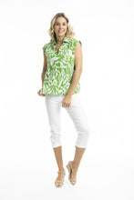 Load image into Gallery viewer, Orientique Hayman Green Cami front shot
