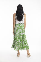 Load image into Gallery viewer, Orientique Hayman Green Skirt back shot
