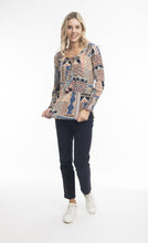 Load image into Gallery viewer, Orientique La Boheme Top Boho Tassel Details Front View
