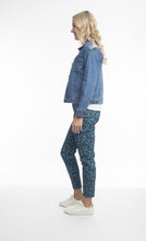 Load image into Gallery viewer, Orientique Reversible Drill Pants Navy Right Side View
