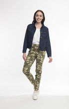 Load image into Gallery viewer, Orientique Reversible Drill Pants Olive Front View
