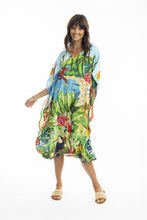 Load image into Gallery viewer, Orientique Skye Kaftan printed colour front shot
