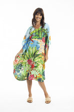 Load image into Gallery viewer, Orientique Skye Kaftan printed colour front shot
