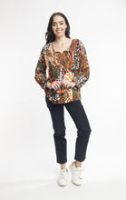 Load image into Gallery viewer, Orientique Tosca Boho Top Tassel Detail Front View
