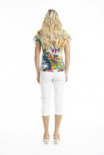 Load image into Gallery viewer, Orientique V Neck T-Shirt Florida colour back shot
