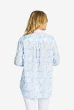 Load image into Gallery viewer, Ping Pong - Gigi Contrast Shirt in Nordic/White colour back shot
