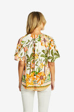 Load image into Gallery viewer, Ping Pong - Ipanema Bell Sleeve Blouse back view
