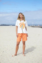 Load image into Gallery viewer, Ping Pong - Mila Linen Shorts in Jaffa colour front shot
